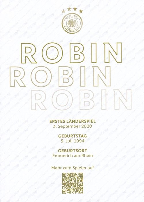 Autogramm Fussball | DFB | 2023 Adidas | Robin GOSENS