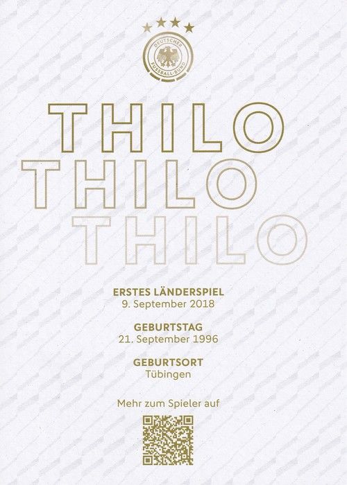 Autogramm Fussball | DFB | 2023 Adidas | Thilo KEHRER