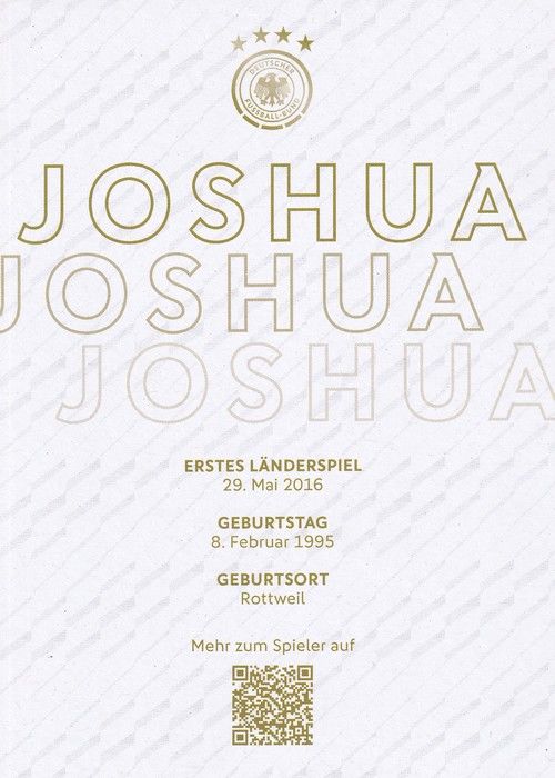 Autogramm Fussball | DFB | 2023 Adidas | Joshua KIMMICH