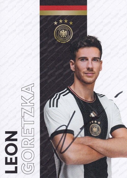 Autogramm Fussball | DFB | 2023 Adidas | Leon GORETZKA