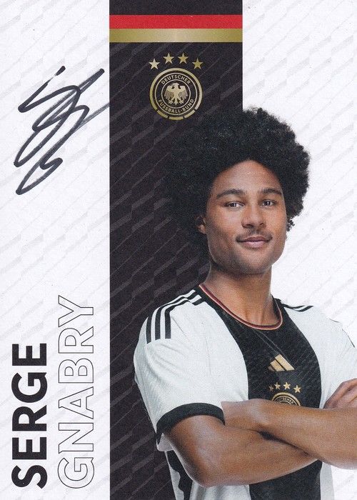 Autogramm Fussball | DFB | 2023 Adidas | Serge GNABRY