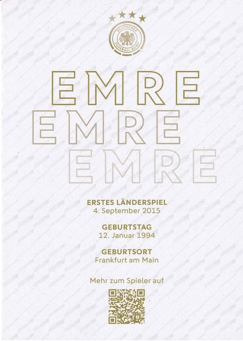 Autogramm Fussball | DFB | 2023 Adidas | Emre CAN