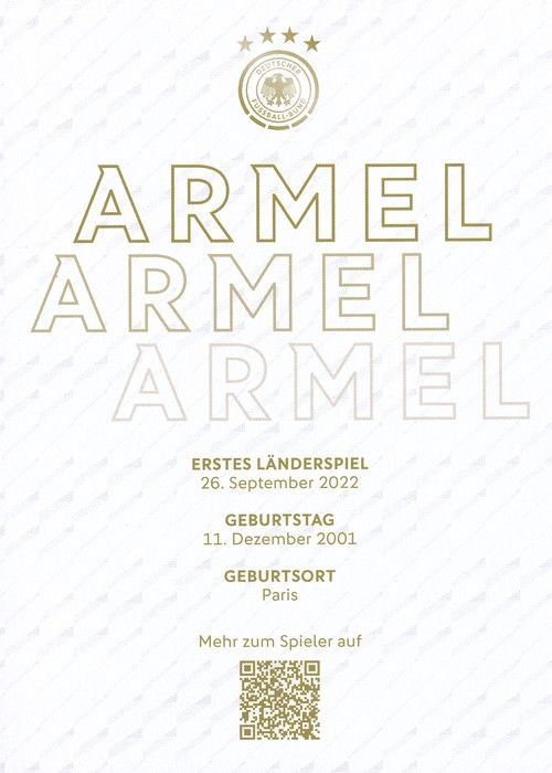 Autogramm Fussball | DFB | 2023 Adidas | Armel BELLA KOTCHAP