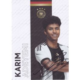 Autogramm Fussball | DFB | 2023 Adidas | Karim ADEYEMI