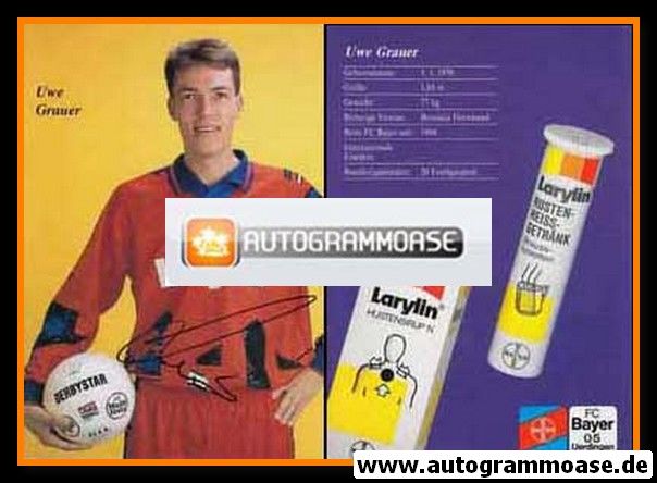 Autogramm Fussball | KFC Uerdingen 05 | 1994 | Uwe GRAUER
