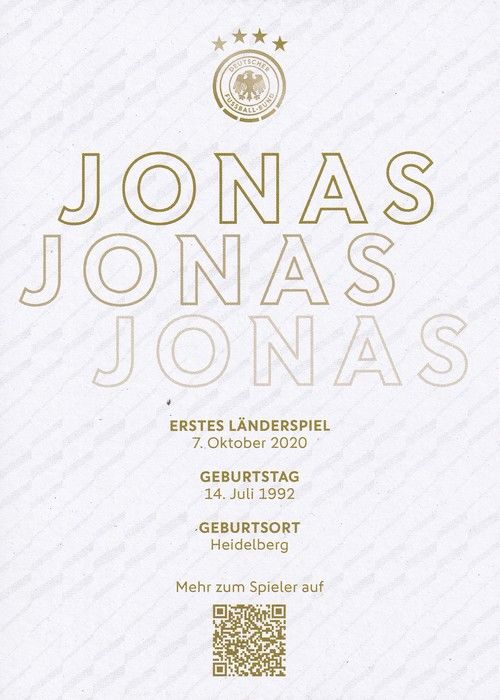 Autogramm Fussball | DFB | 2023 Adidas | Jonas HOFMANN