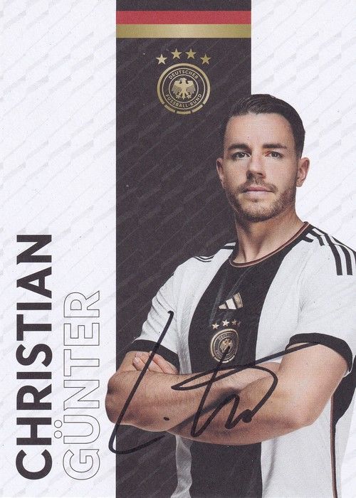 Autogramm Fussball | DFB | 2023 Adidas | Christian GÜNTER