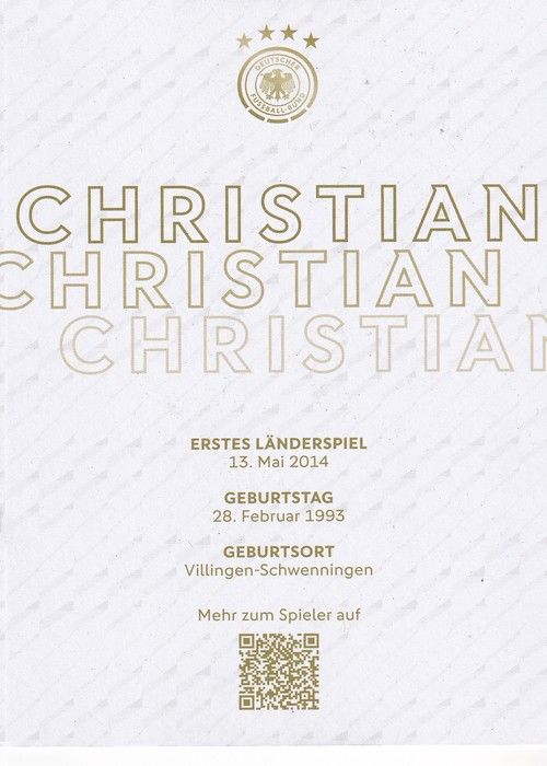 Autogramm Fussball | DFB | 2023 Adidas | Christian GÜNTER