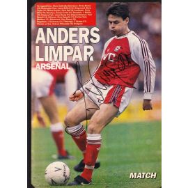Autogramm Fussball | Arsenal London | 1990er | Anders LIMPAR (Spielszene Color XL) Match