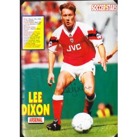 Autogramm Fussball | Arsenal London | 1990er | Lee DIXON (Spielszene Color XL) SoccerStars