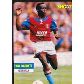 Autogramm Fussball | Aston Villa | 1990er | Earl BARRETT (Spielszene Color XL) Shoot