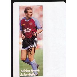 Autogramm Fussball | Aston Villa | 1990er | Adrian HEATH (Spielszene Color XL)