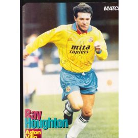 Autogramm Fussball | Aston Villa | 1990er | Ray HOUGHTON (Spielszene Color XL) Match