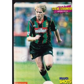 Autogramm Fussball | Aston Villa | 1990er | Steve STAUNTON (Spielszene Color XL) Big Shots