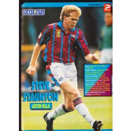 Autogramm Fussball | Aston Villa | 1990er | Steve STAUNTON (Spielszene Color XL) SoccerStars