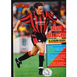 Autogramm Fussball | Blackburn Rovers | 1990er | Kevin GALLACHER (Spielszene Color XL) SoccerStars