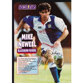 Autogramm Fussball | Blackburn Rovers | 1990er | Mike NEWELL (Spielszene Color XL) SoccerStars 2