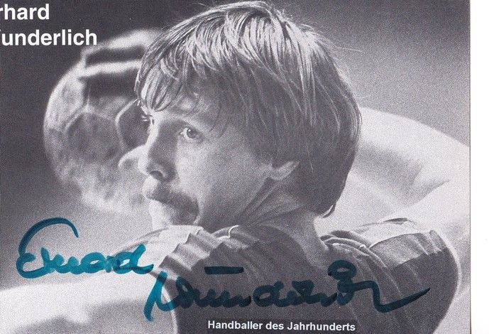 Autogramm Handball | DHB | 1980er | Erhard WUNDERLICH (Portrait SW) HdJ