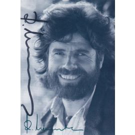 Autogramm Bergsteigen | Reinhold MESSNER | 2000er (Portrait SW) blv