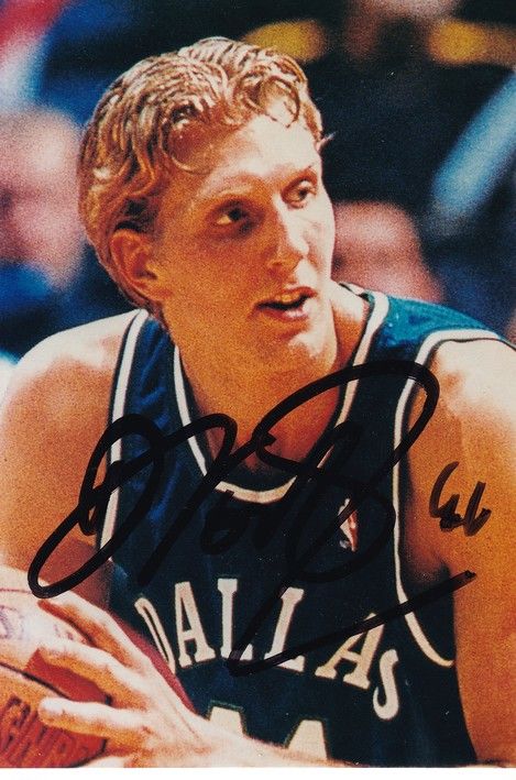 Autogramm Basketball | 2000er Foto | Dirk NOWITZKI (Dallas Mavericks)