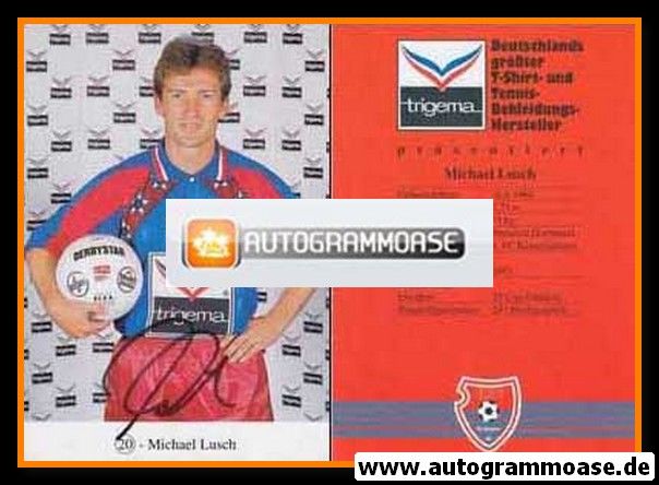Autogramm Fussball | KFC Uerdingen 05 | 1995 | Michael LUSCH