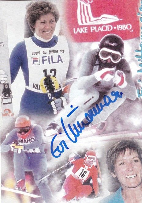 Autogramm Ski Alpin | Evi MITTERMAIER | 2000er (Collage Color)