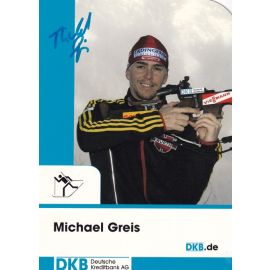 Autogramm Biathlon | Michael GREIS | 2000er (Portrait Color DBK) OS-Gold