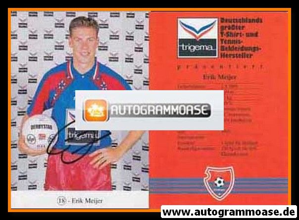 Autogramm Fussball | KFC Uerdingen 05 | 1995 | Erik MEIJER