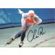 Autogramm Eisschnelllauf | Claudia PECHSTEIN | 2004 (Rennszene Color) OS-Gold