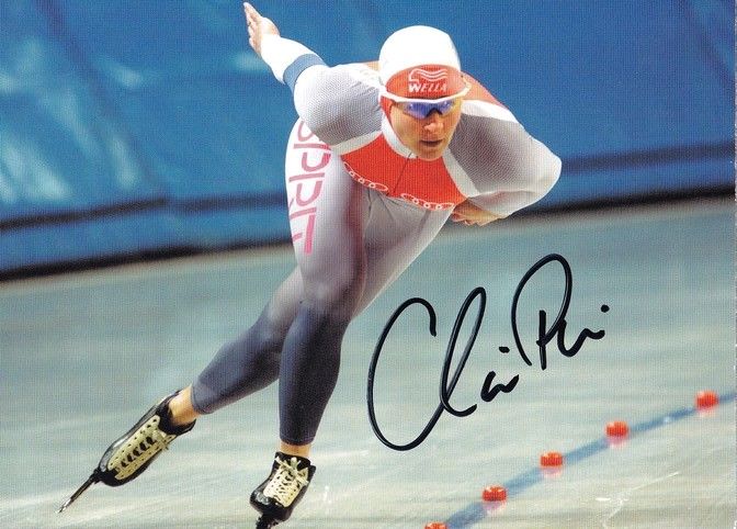 Autogramm Biathlon | Petra BEHLE | 2000er (Portrait Color Zeiss) OS-Gold