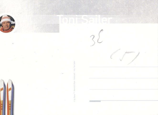 Autogramm Ski Alpin | Toni SAILER | 1990er (Portrait Color) OS-Gold