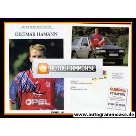 Autogramm Fussball | FC Bayern München | 1994 | Dietmar HAMANN (Portrait)