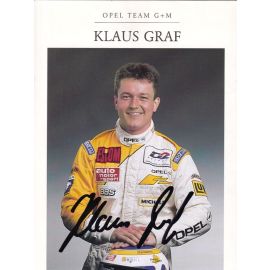 Autogramm Tourenwagen | Klaus GRAF | 1990er (Portrait Color) Opel