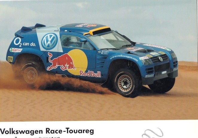 Autogramm Tourenwagen | Jutta KLEINSCHMIDT | 2000er (Portrait Color) VW