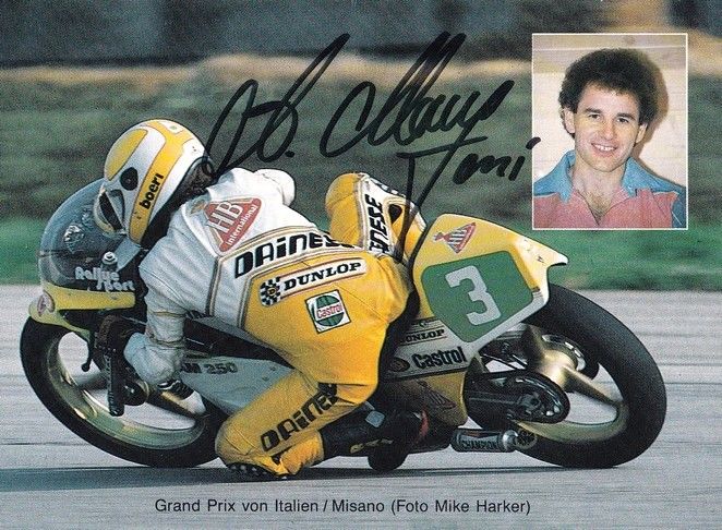 Autogramm Motorrad | Anton MANG | 1982 (Collage Color) HB Team
