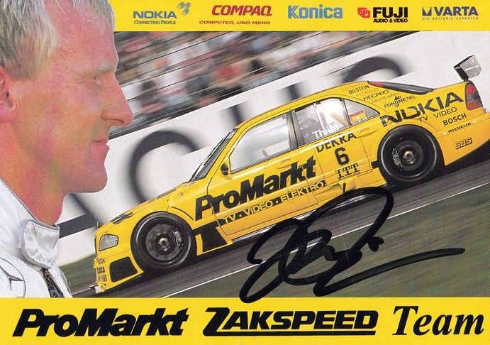 Autogramm Tourenwagen | Kurt THIIM | 1990er (Collage Color) Zakspeed