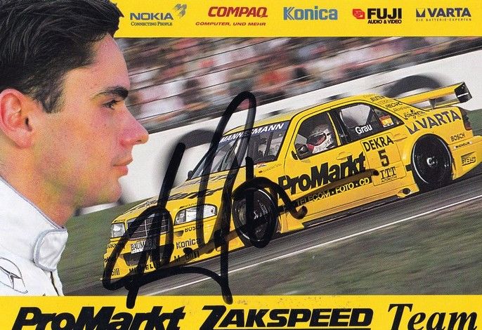 Autogramm Tourenwagen | Alexander GRAU | 1990er (Collage Color) Zakspeed