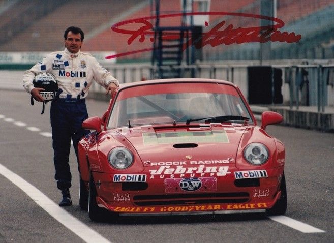 Autogramm Tourenwagen | Bruno EICHMANN | 1990er Foto (Portrait Color) Porsche