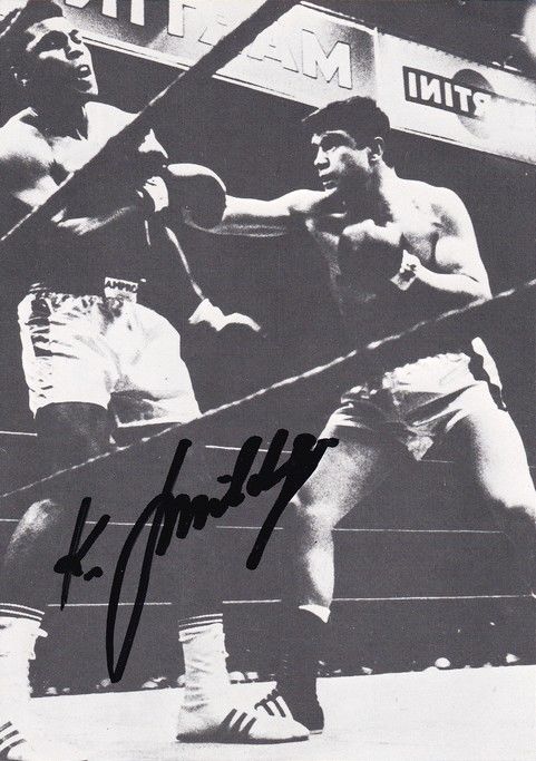 Autogramm Boxen | Karl MILDENBERGER | 1970er (Kampfszene SW Muhammad Ali) Sparkasse