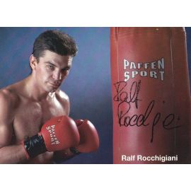 Autogramm Boxen | Ralf ROCCHIGIANI | 1990er (Portrait Color) Paffen
