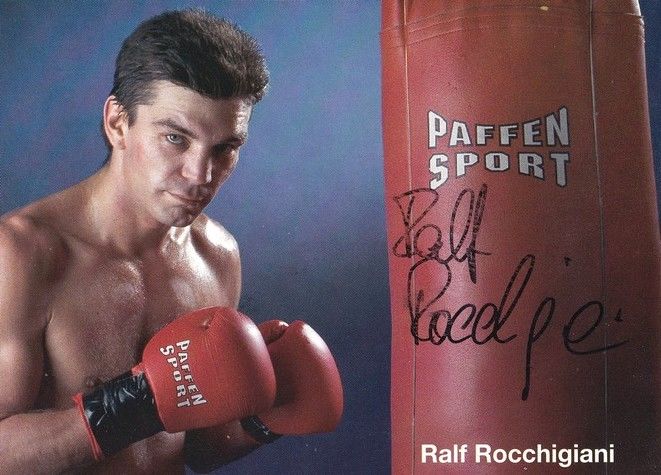 Autogramm Boxen | Ralf ROCCHIGIANI | 1990er (Portrait Color) Paffen