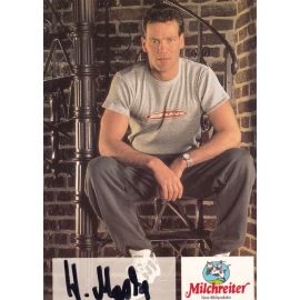 Autogramm Boxen | Henry MASKE | 1990er (Portrait Color Milchreiter) OS-Gold