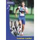 Autogramm Triathlon | Lothar LEDER | 1990er (Rennszene Color) Maxim