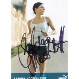 Autogramm Langstrecke | Sabrina MOCKENHAUPT | 2004 (Portrait Color Puma)