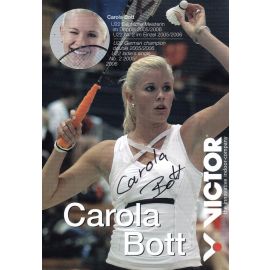 Autogramm Badminton | Carola BOTT | 2006 (Collage Color Victor)