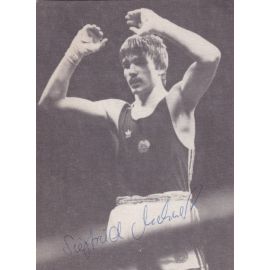 Autogramm Boxen | Siegfried MEHNERT | 1980er (Portrait SW DDR)