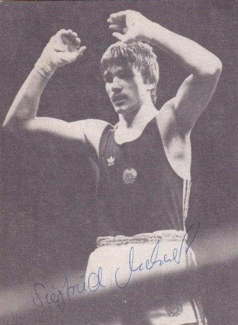 Autogramm Boxen | Siegfried MEHNERT | 1980er (Portrait SW DDR)