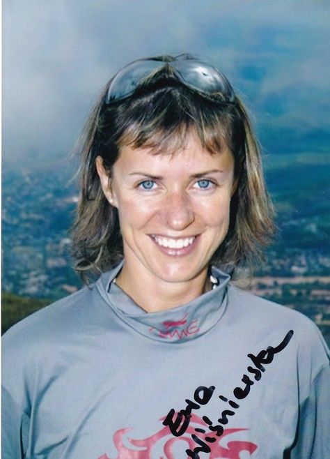 Autogramm Paragliding | Ewa WISNIERSKA | 2000er Foto (Portrait Color) 1