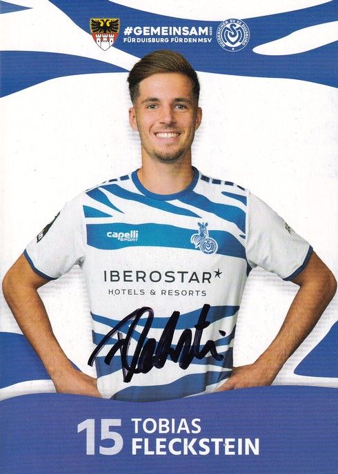 Autogramm Fussball | MSV Duisburg | 2020 | Tobias FLECKSTEIN