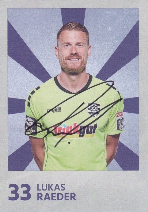 Autogramm Fussball | MSV Duisburg | 2022 | Lukas RAEDER
